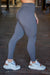 Executive Leggings With Scrunch | Gunmetal Grey