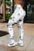 Seamless Leggings With Booty Scrunch | White/Brown