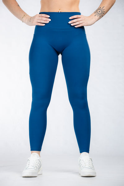 Empowered Leggings With Pockets | Deep Blue
