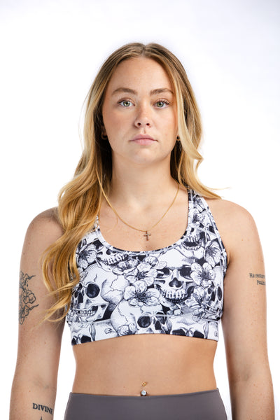 Empowered Sports Bra | Skulls