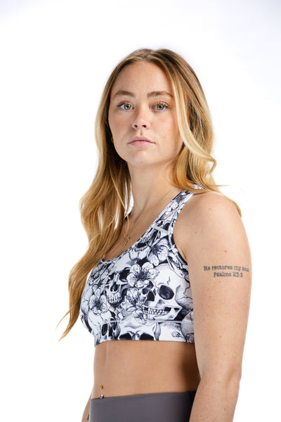 Empowered Sports Bra | Skulls