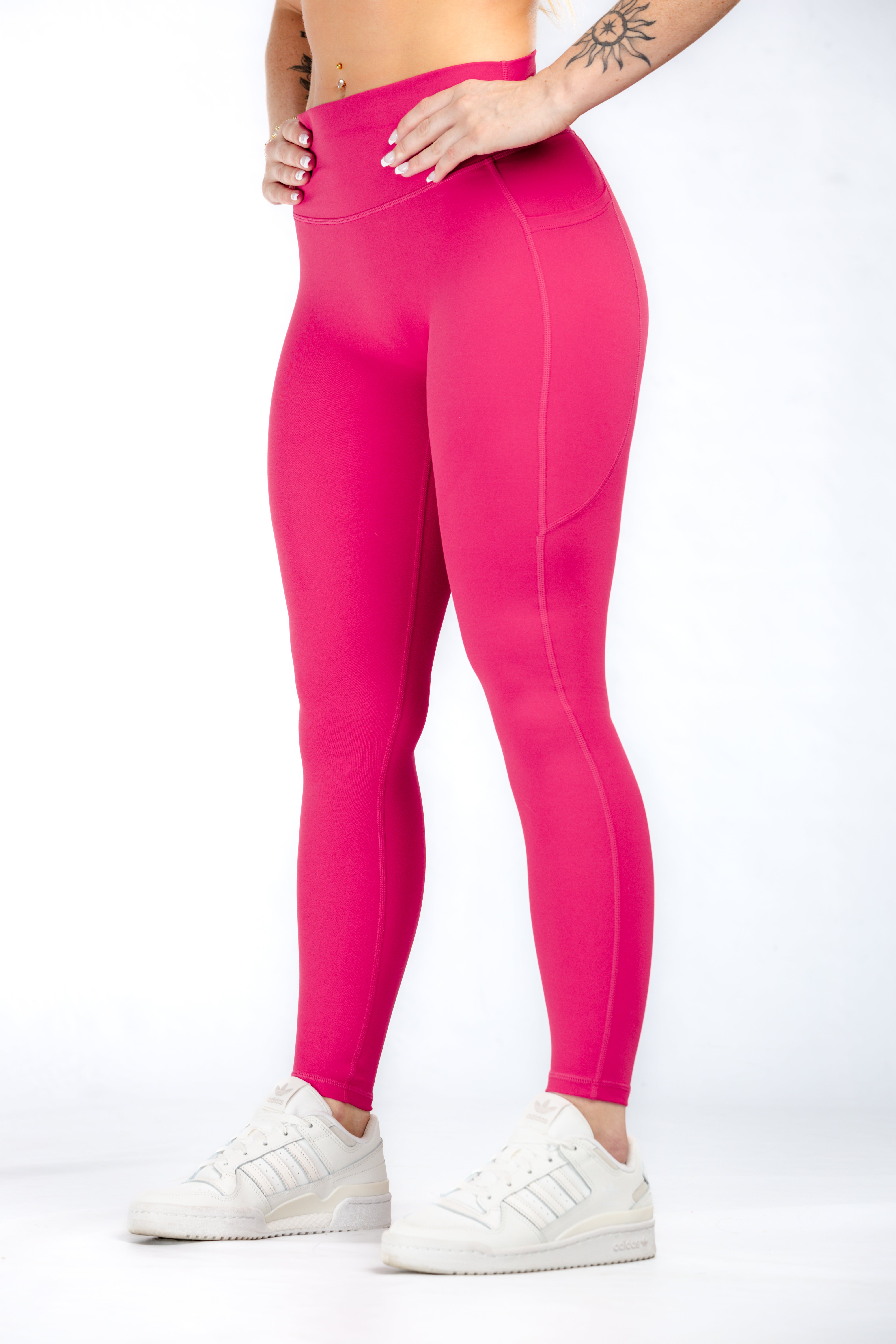 Empowered Leggings With Pockets | Magenta