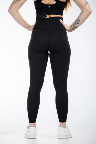 Concealed Carry Leggings Empowered | Black