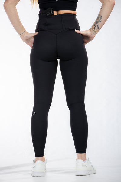 Concealed Carry Leggings Without Pockets | Black