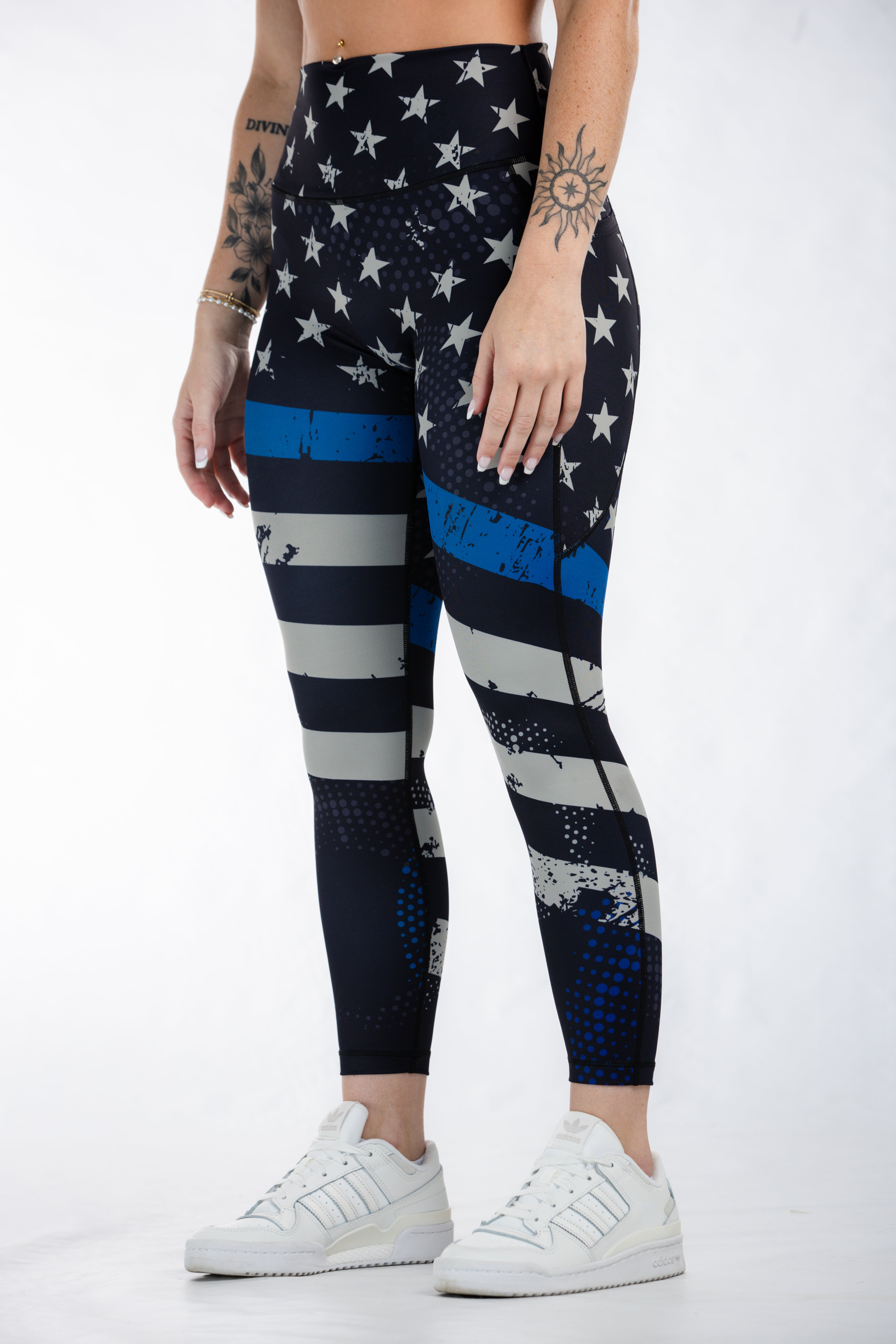Empowered Leggings | Blue Line