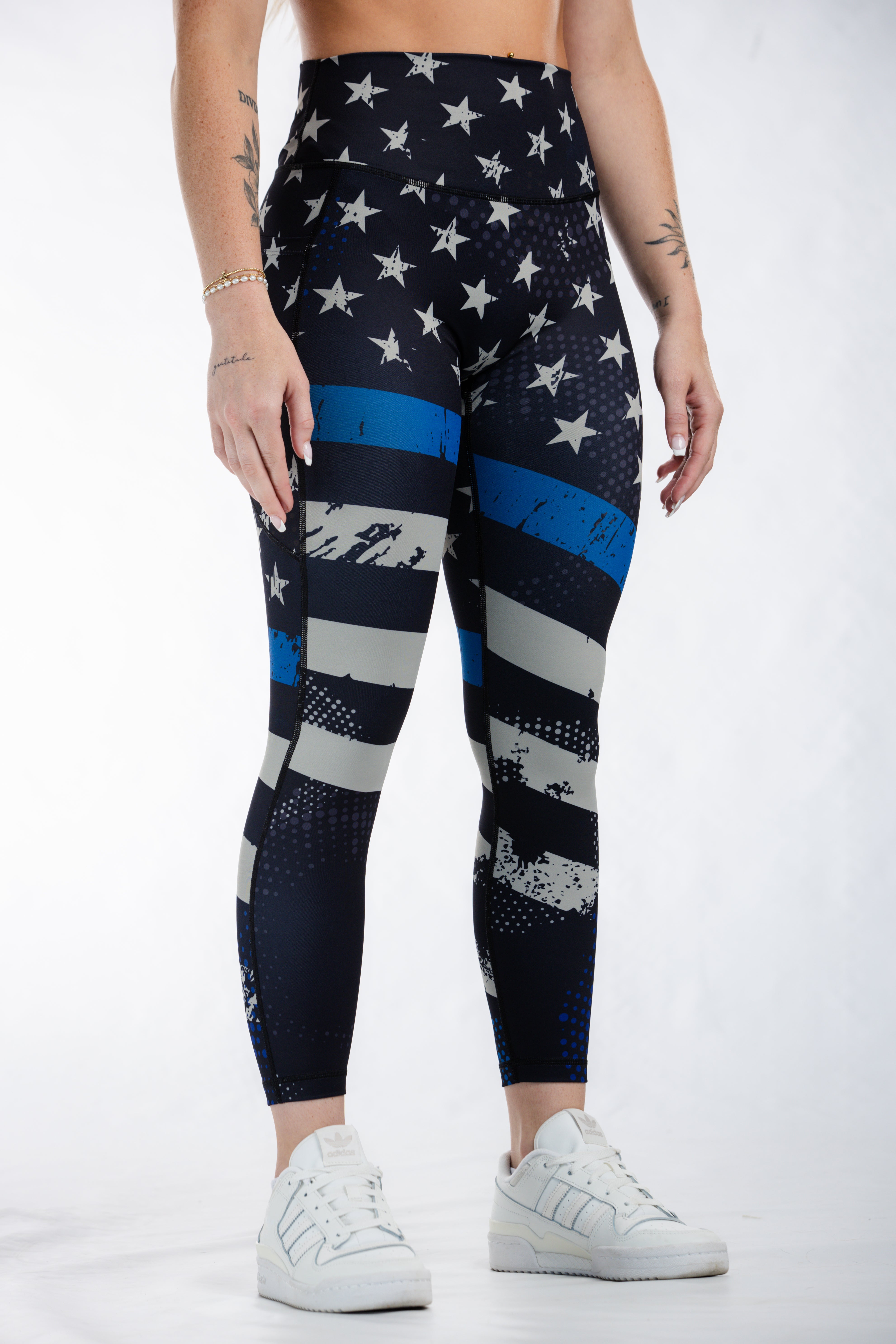 Empowered Leggings | Blue Line