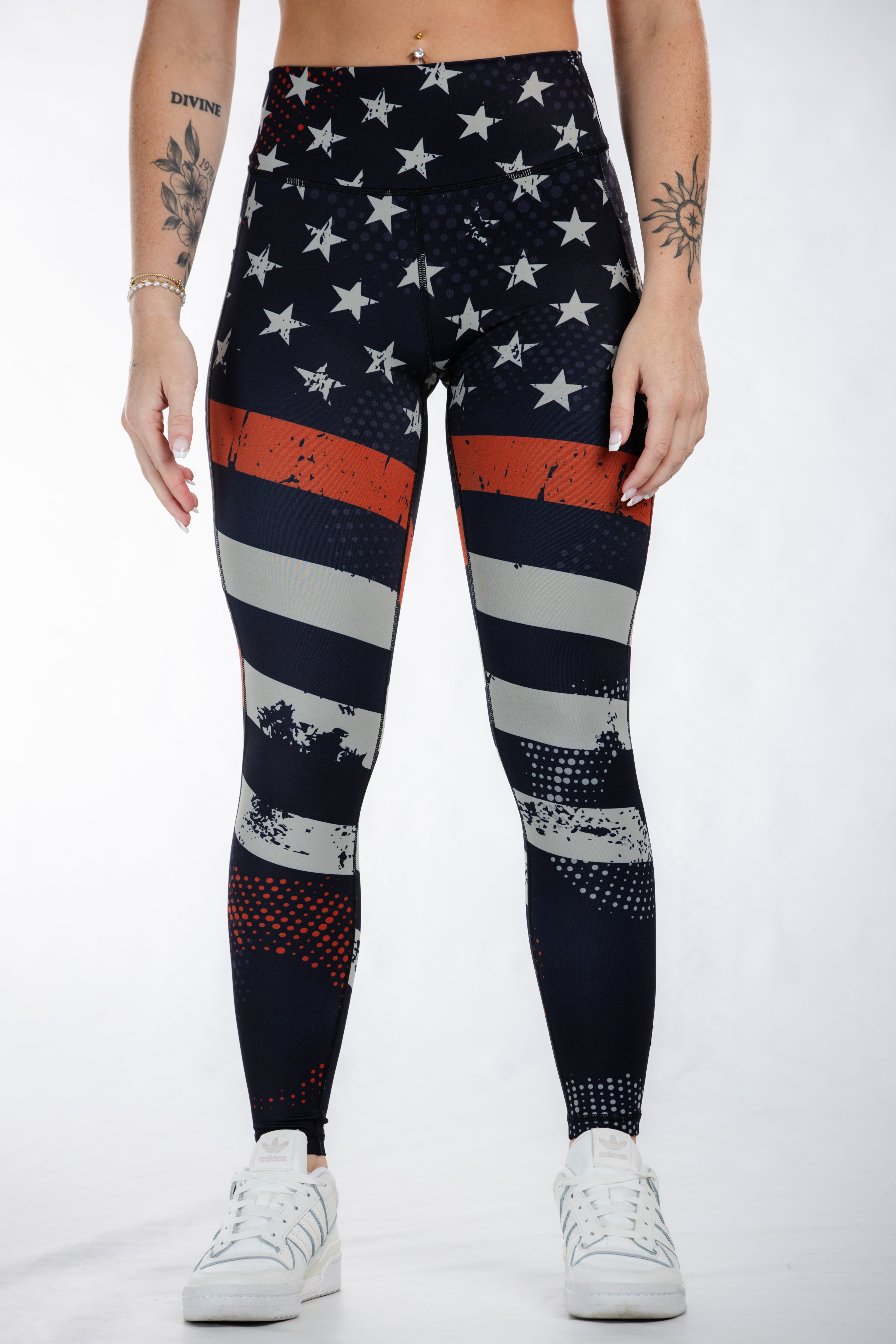 Empowered Leggings | Red Line