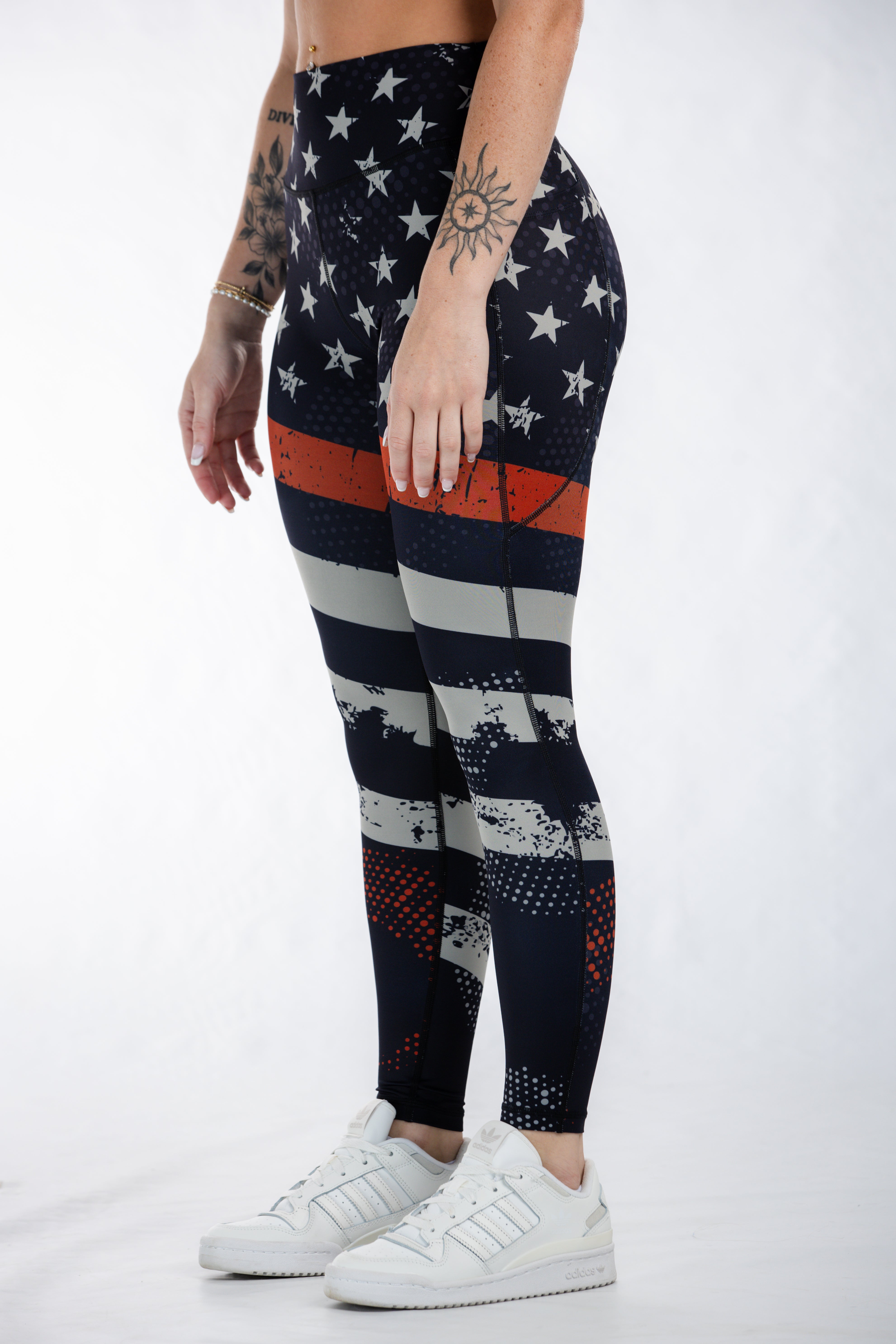 Empowered Leggings | Red Line