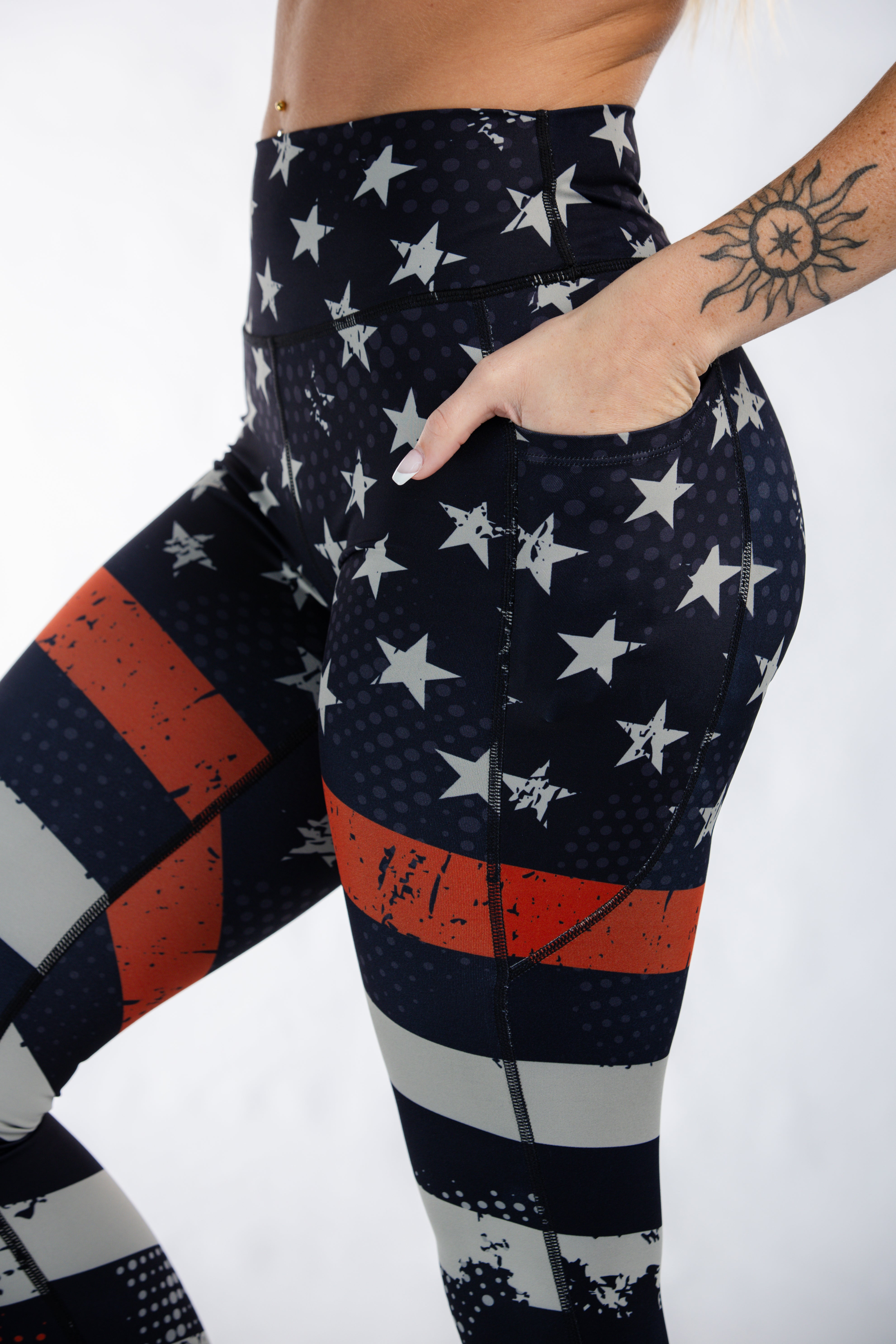 Empowered Leggings | Red Line