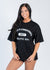 Oversized Tee | Black Athletic Dept