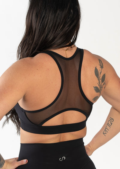 NKD Mesh Bra | Black