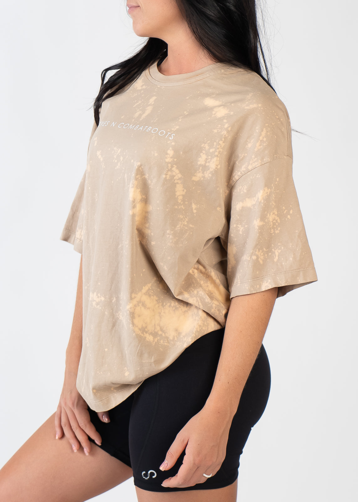 Oversized Tee | Bleached Khaki