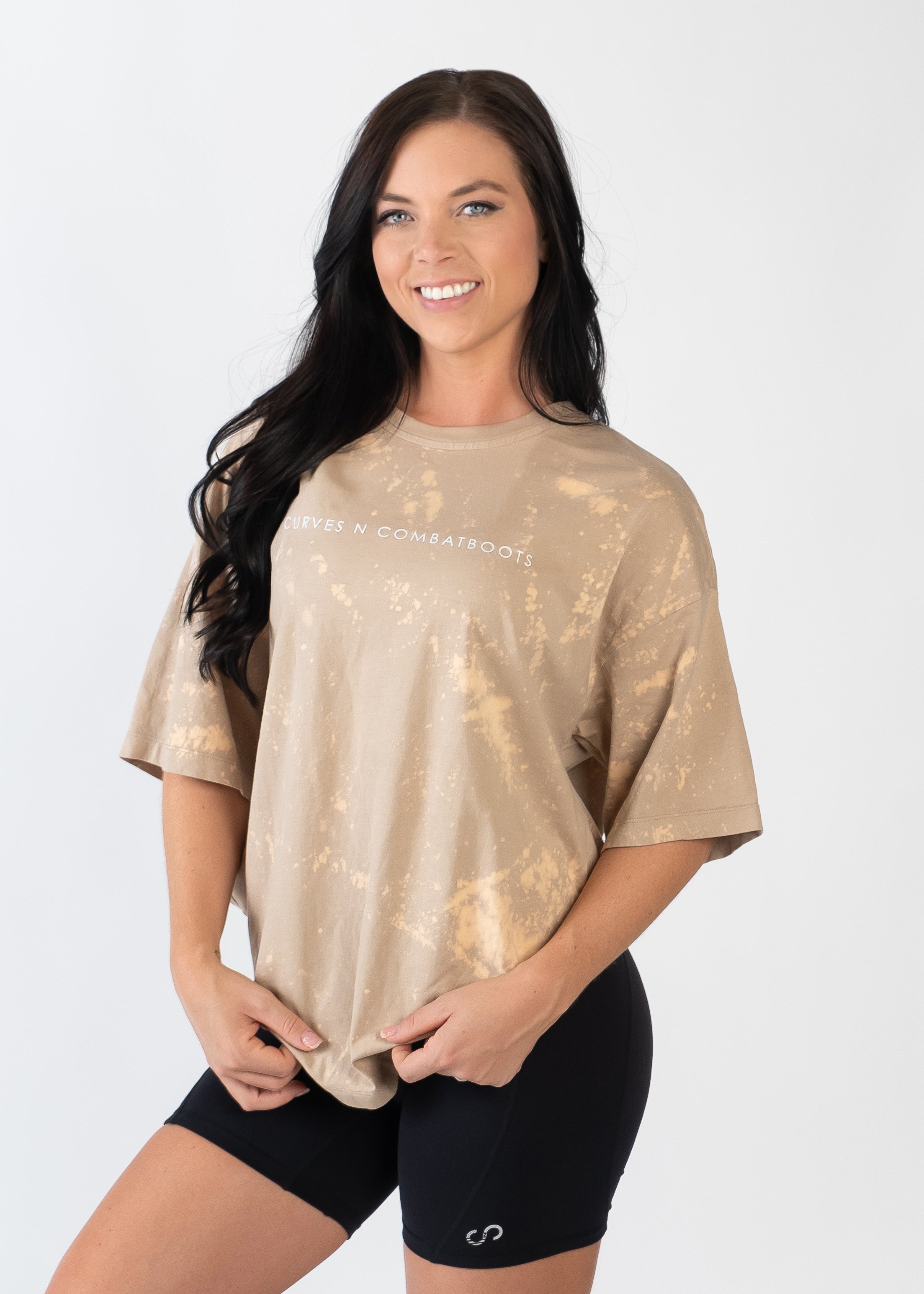 Oversized Tee | Bleached Khaki