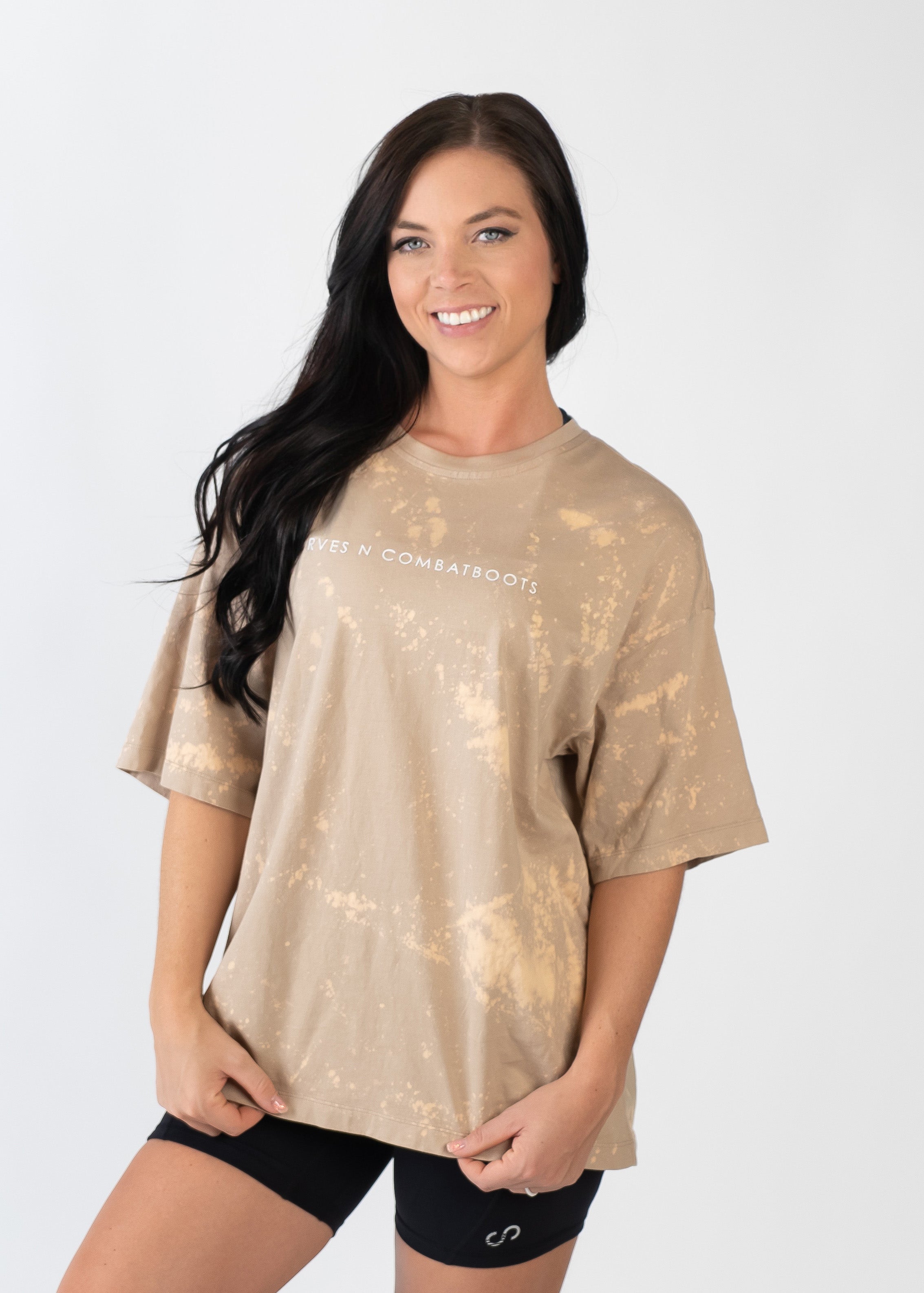 Oversized Tee | Bleached Khaki