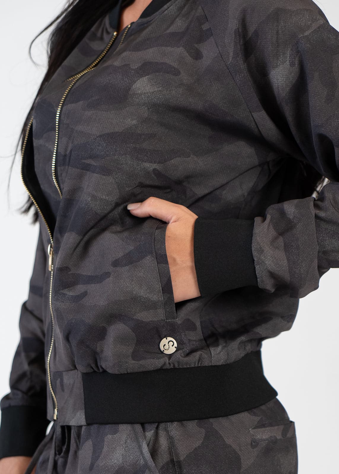Bomber Jacket | Green Camo