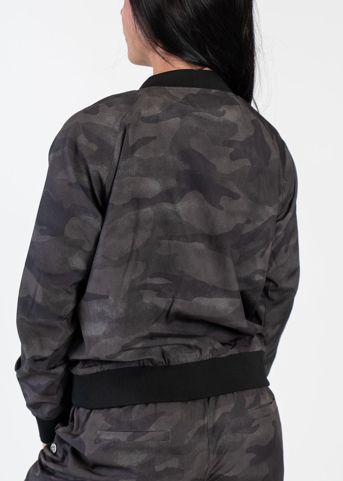Bomber Jacket | Green Camo