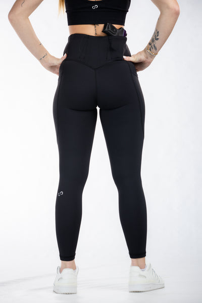 Concealed Carry Leggings Empowered With Pockets | Black