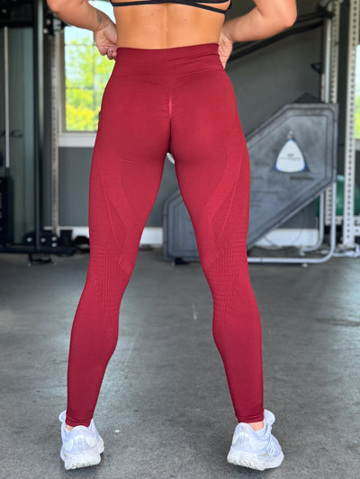 Contour 2.0 Seamless Leggings |  Wine