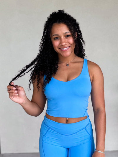 NKD Crop Bra | Sky Blue