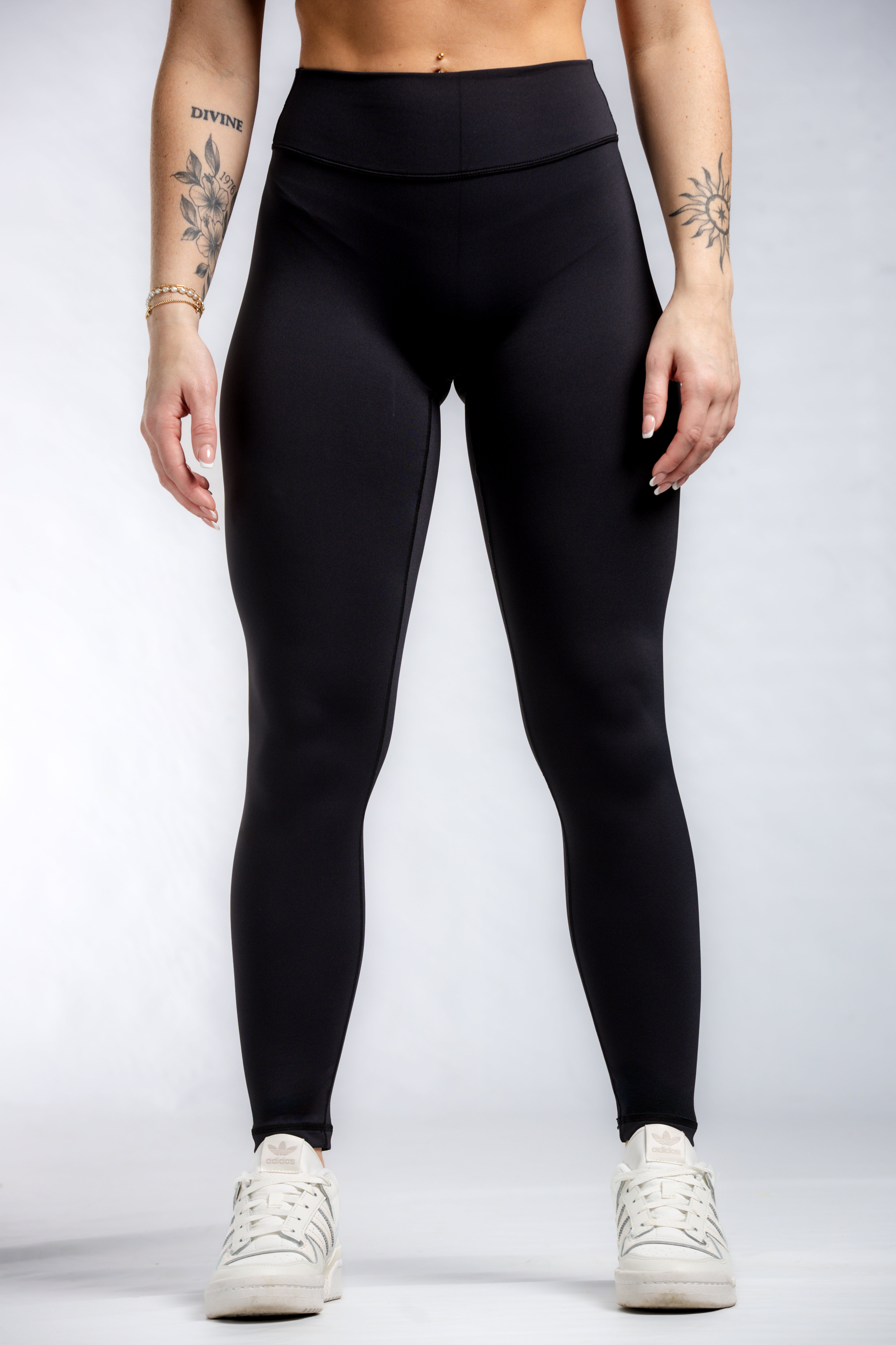 Executive Leggings With Scrunch | Black