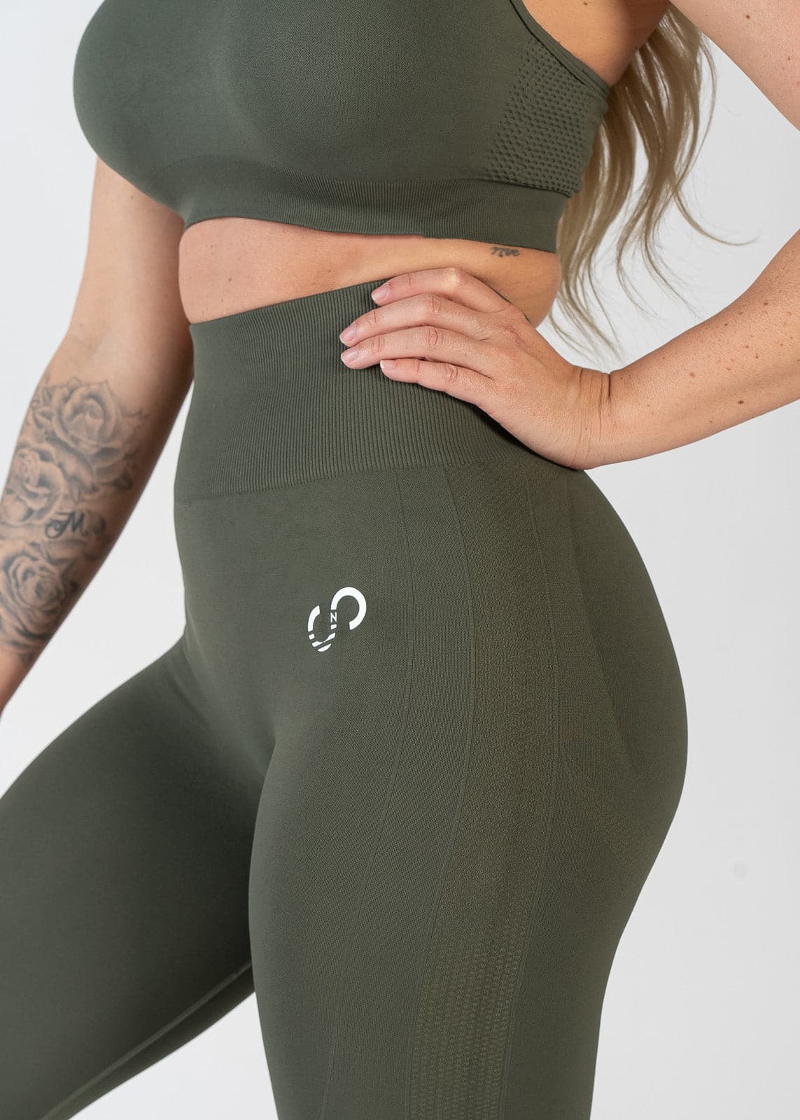 Contour Seamless Leggings | OD Green