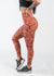 Empowered Leggings | Orange Leopard