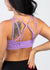 Essential Strappy Bra | Purple
