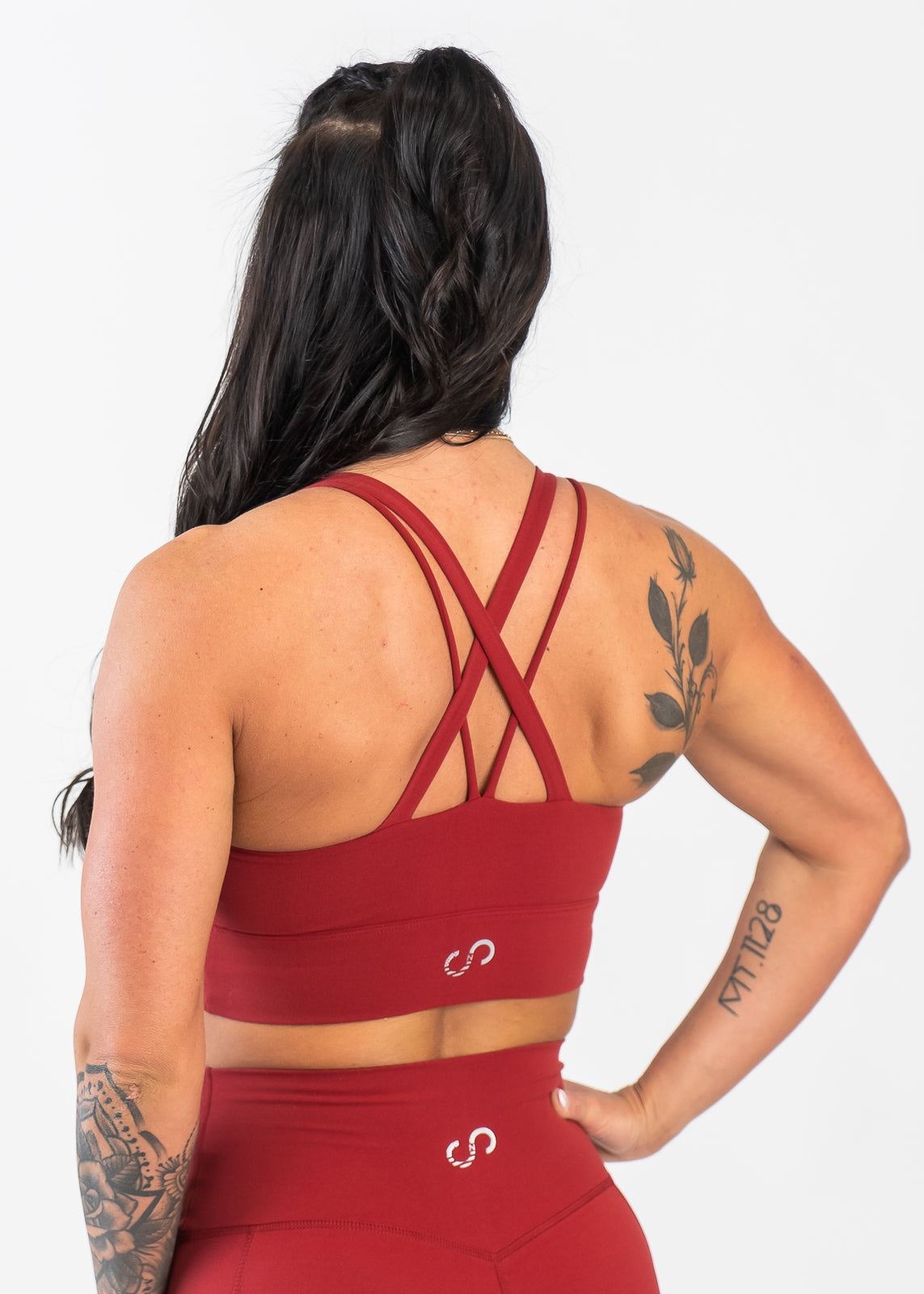 NKD Strappy Bra | Deep Red