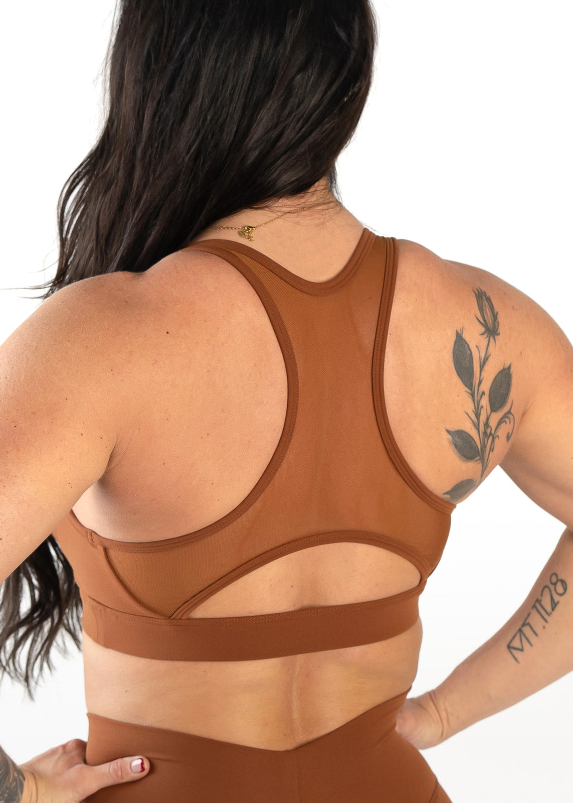 Mesh Bra | Rust