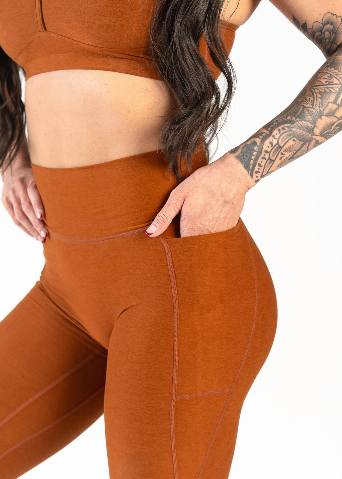 TALL Dream Leggings With Pockets | Rust