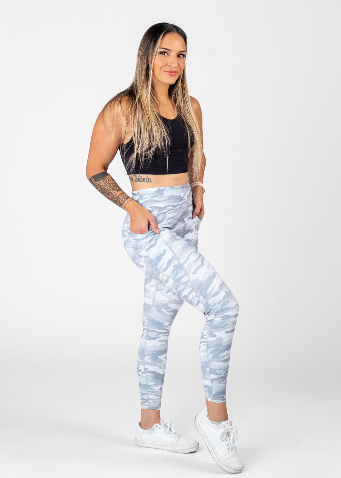 Empowered V5 Leggings | Snow Camo
