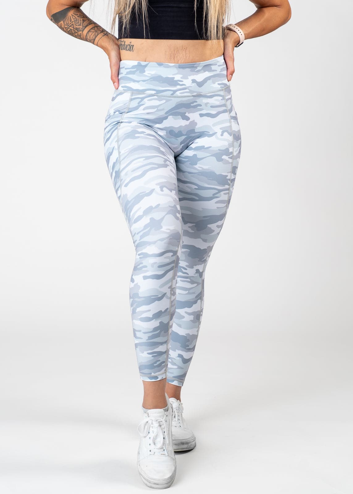 Empowered V5 Leggings | Snow Camo