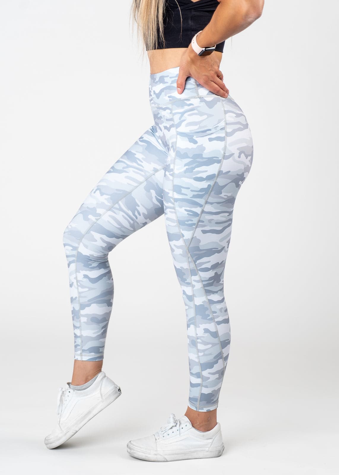 Empowered V5 Leggings | Snow Camo