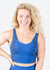 NKD Crop Bra 1.0 | Blue Snakeskin