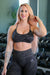 Seamless Minimal Bra |  Black Camo