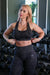 Seamless Bra |  Black Camo