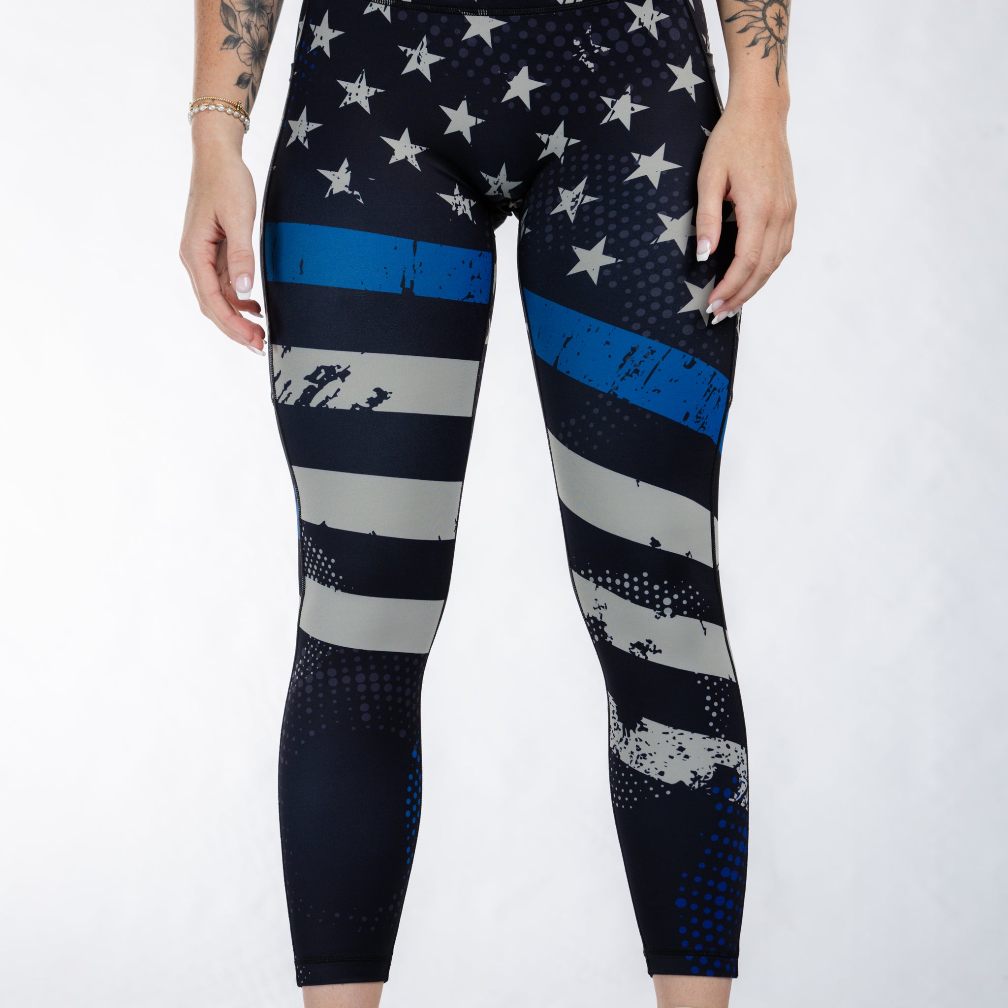 Empowered Leggings | Blue Line
