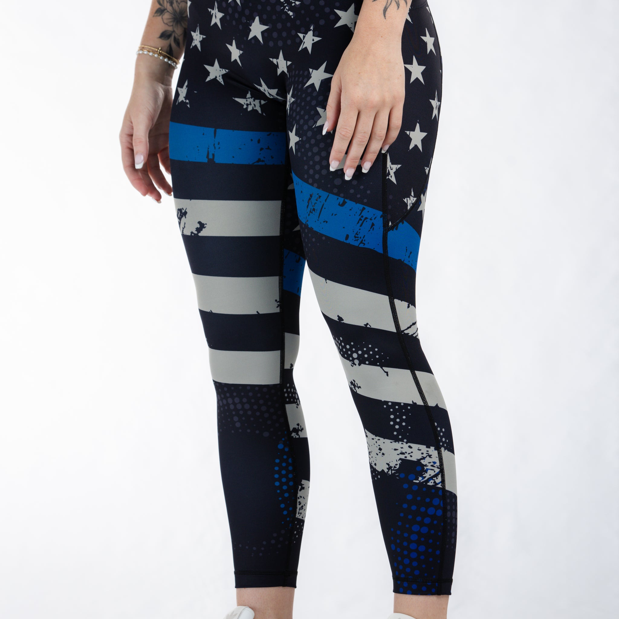 Empowered Leggings | Blue Line