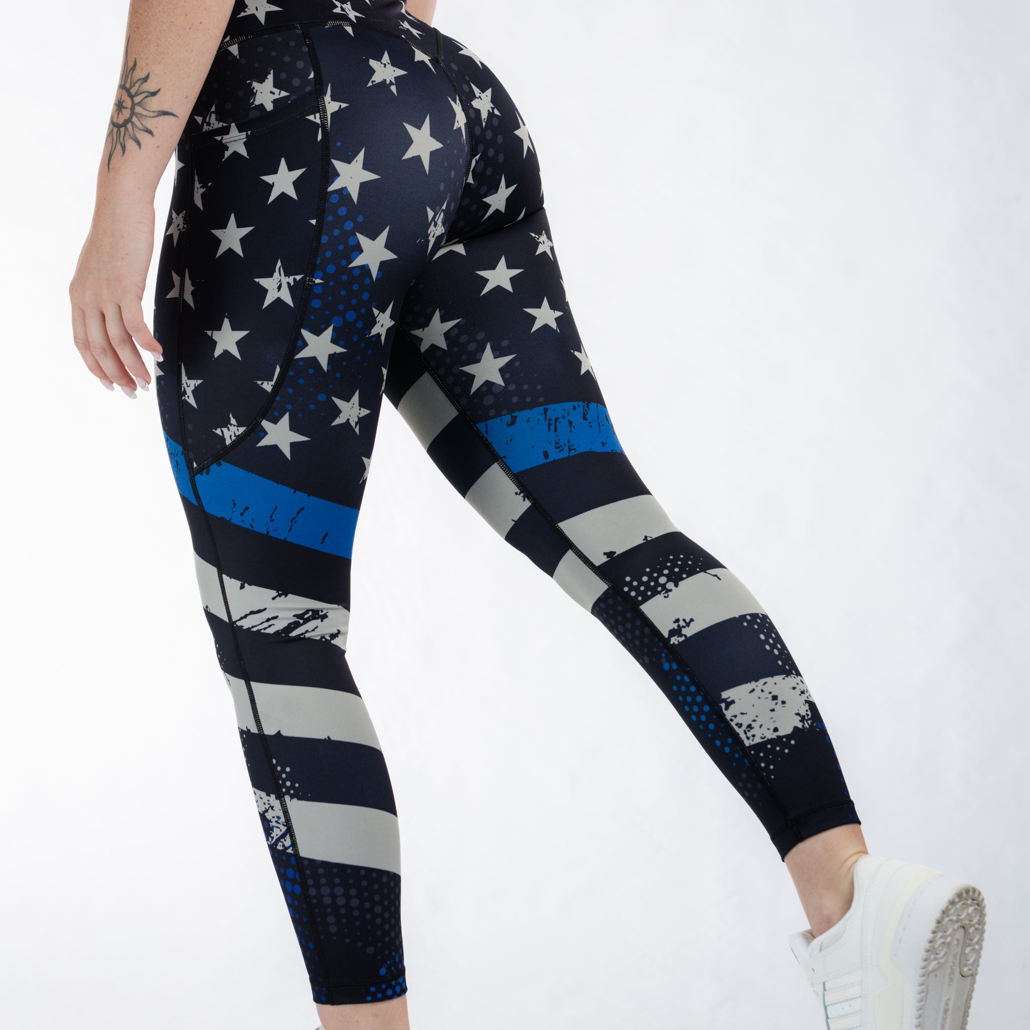 Empowered Leggings | Blue Line