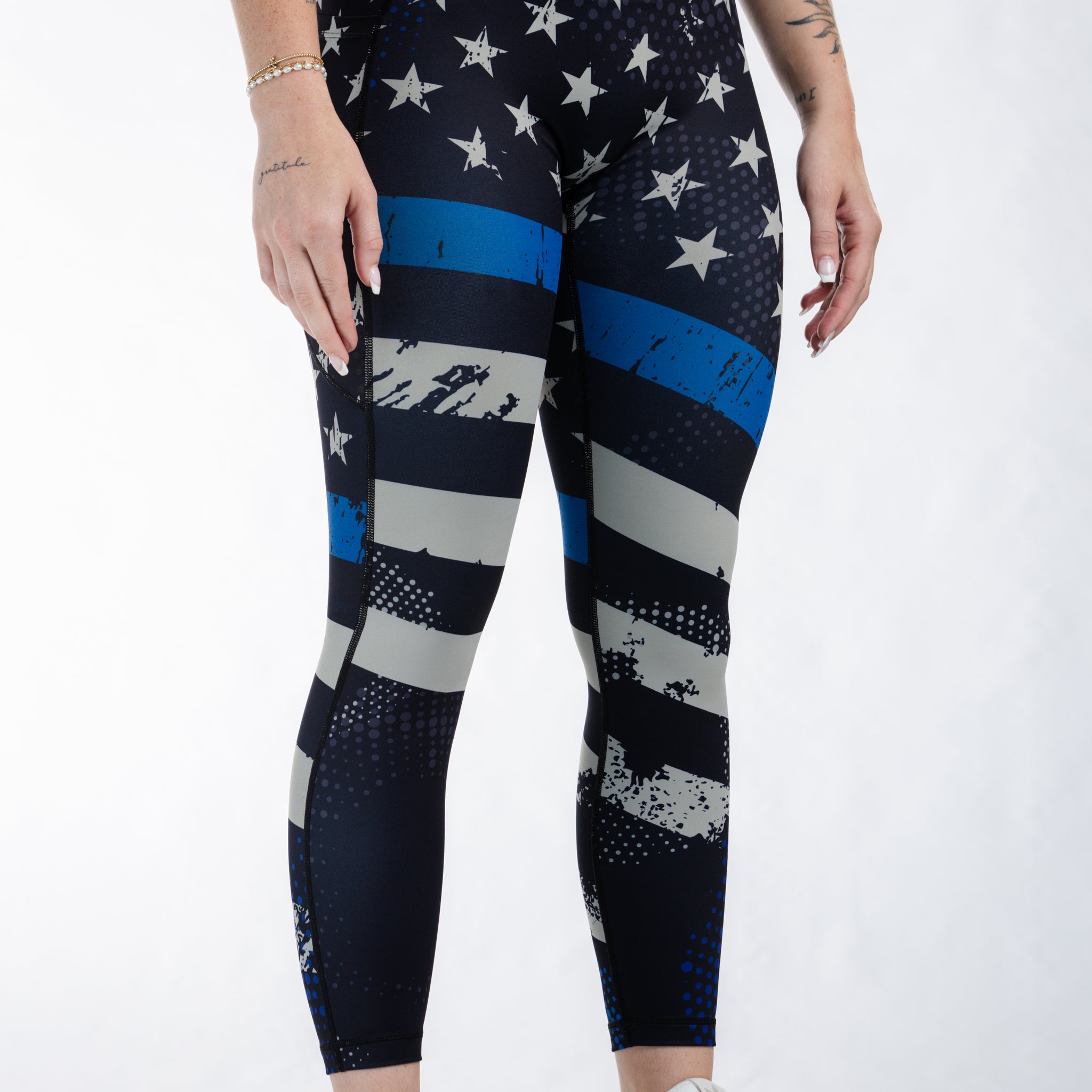 Empowered Leggings | Blue Line