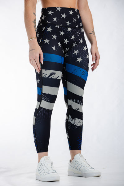Empowered Leggings | Blue Line