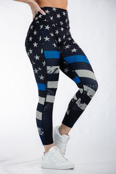 Empowered Leggings | Blue Line