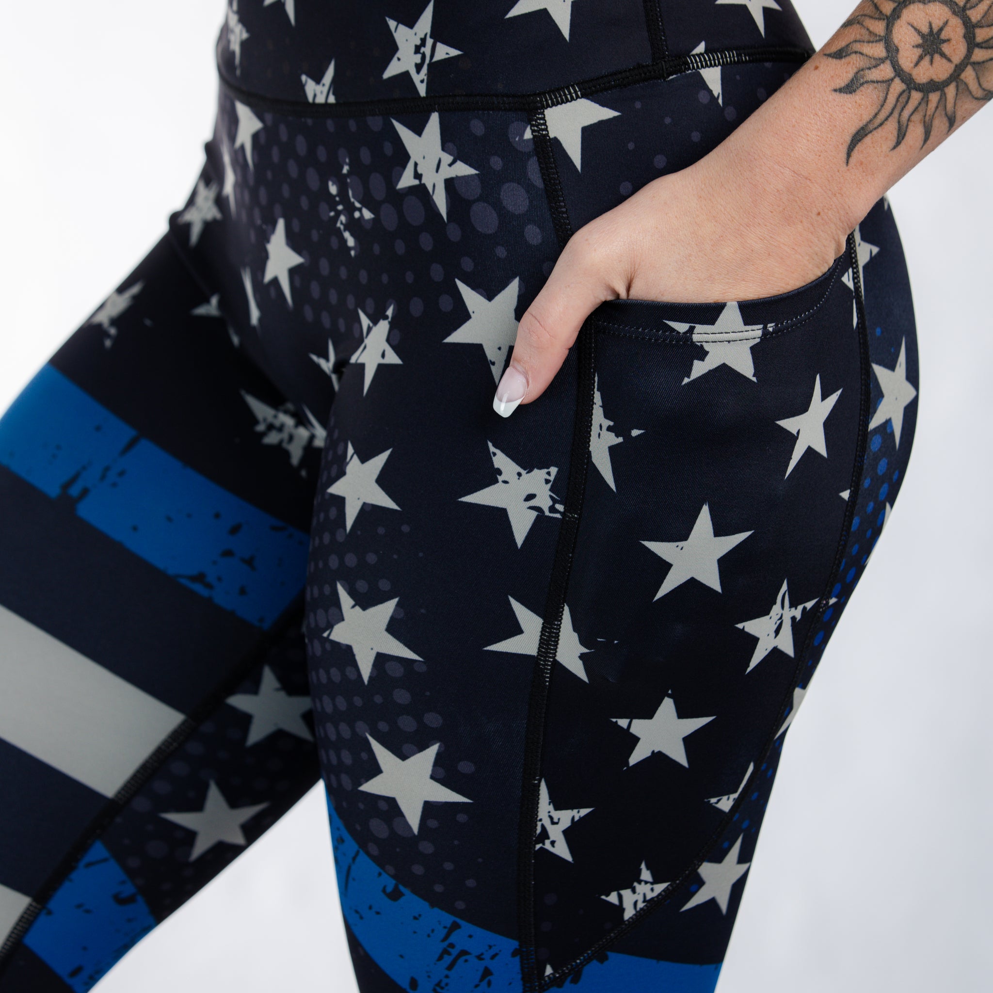 Empowered Leggings | Blue Line
