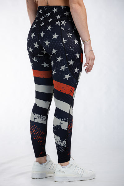 Empowered Leggings | Red Line