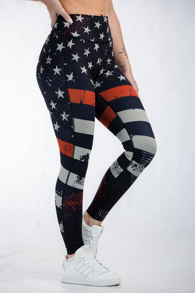 Empowered Leggings | Red Line