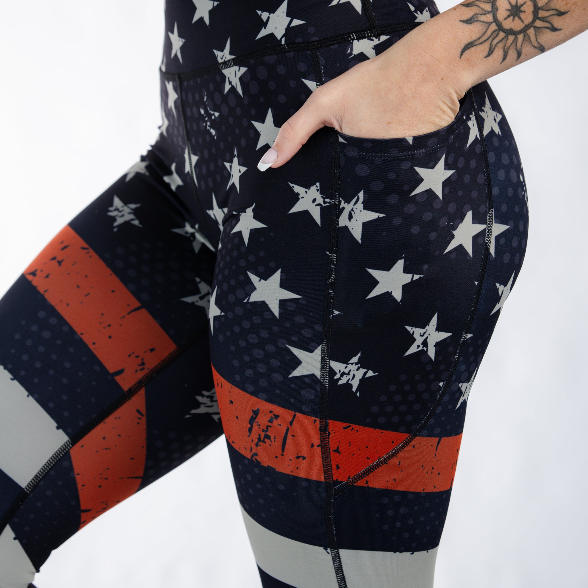 Empowered Leggings | Red Line
