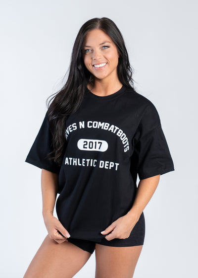 Oversized Tee | Black Athletic Dept