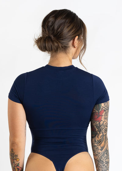 Empower Thong Bodysuit | Blue