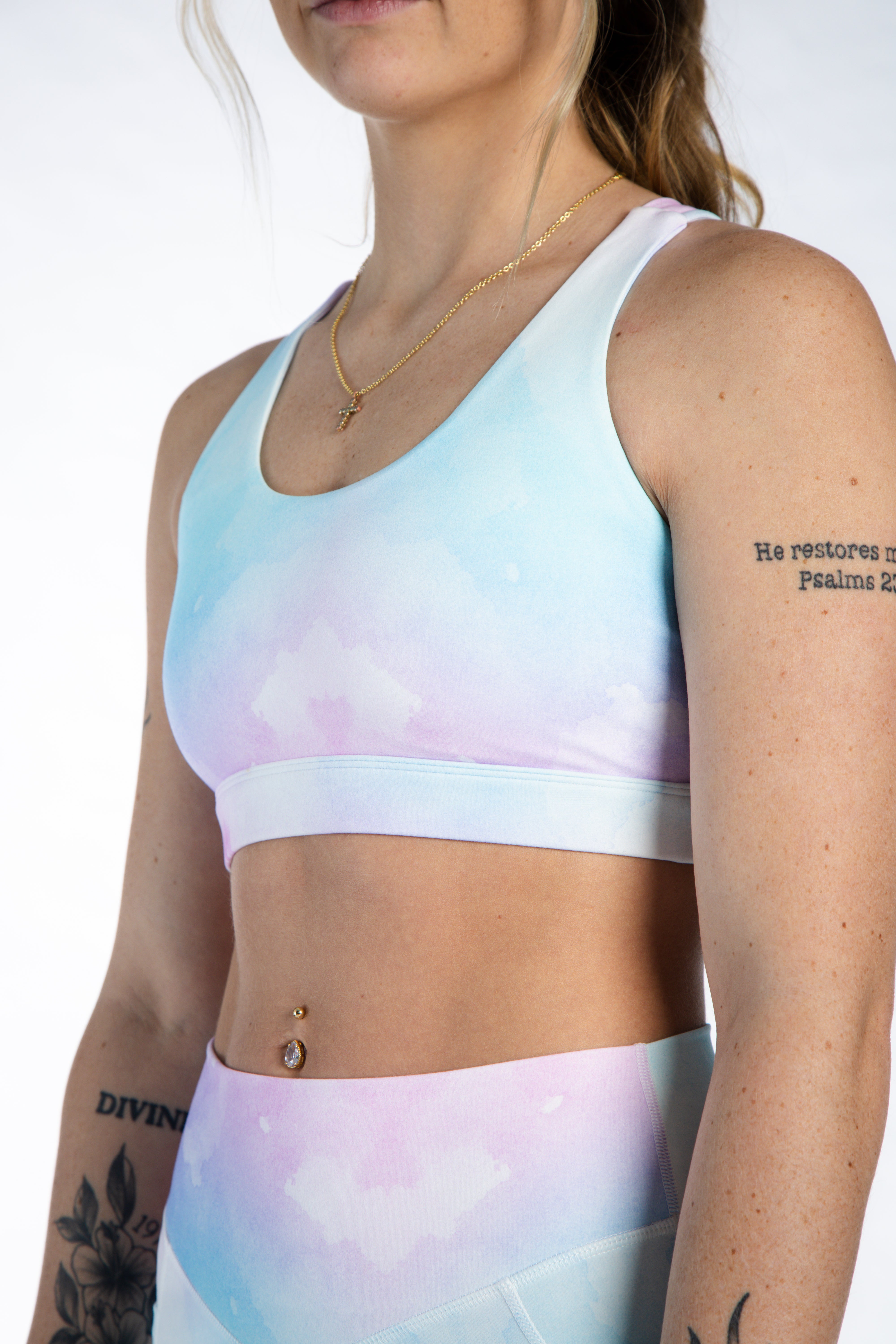 NKD Strappy Bra | Watercolor