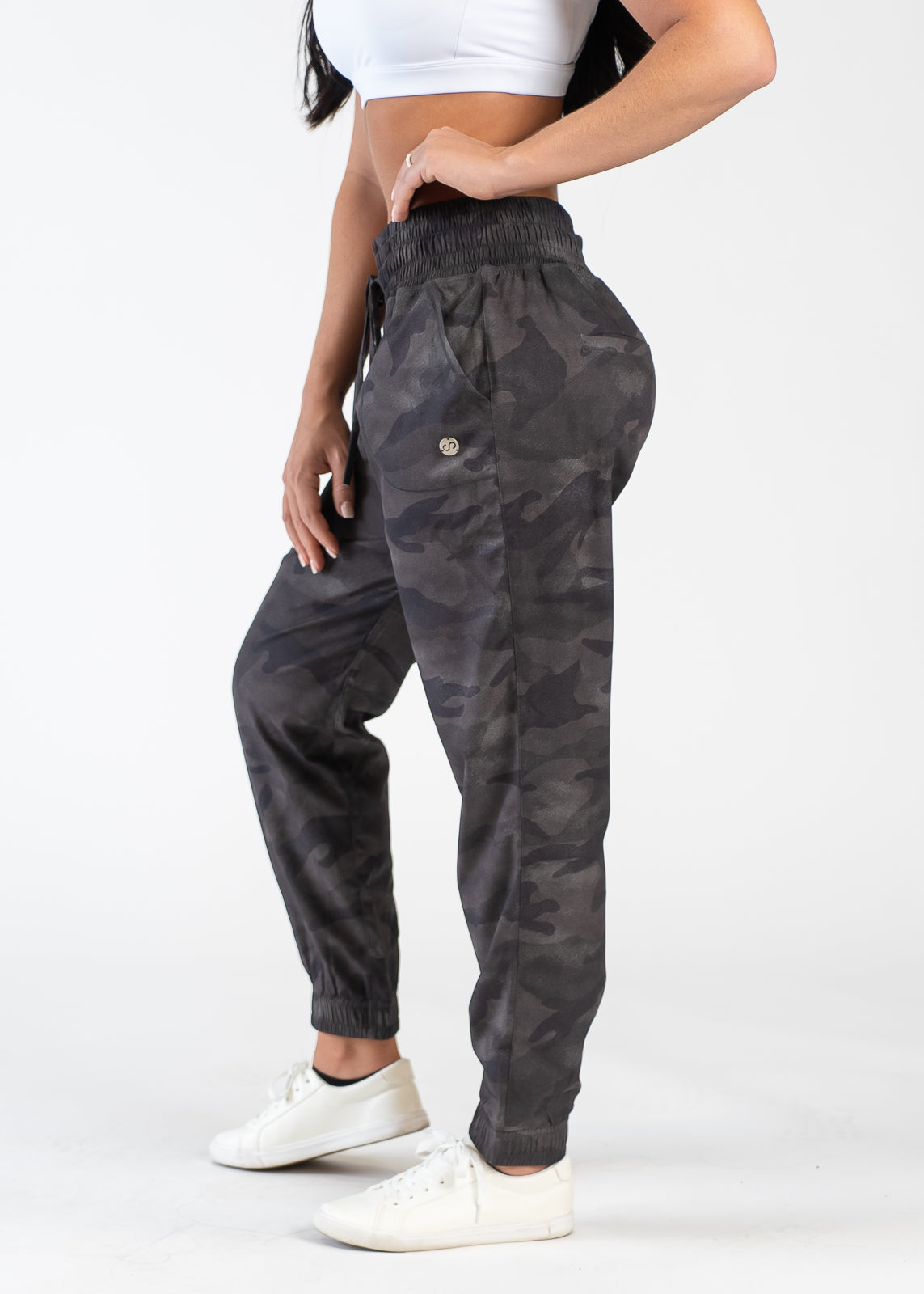 Wind Joggers | Green Camo